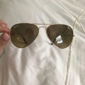 Ray Ban Brown Aviator Polarized